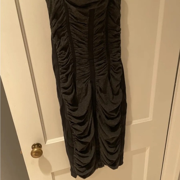 D&G dolce&Gabbana strapless or strap grey roughed dress made in Italy size 40 - Picture 8 of 10